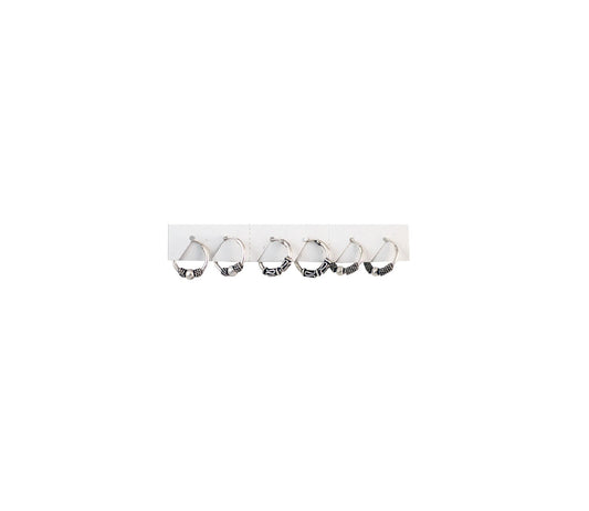 Boucles D'Oreilles Argent 925 Créoles