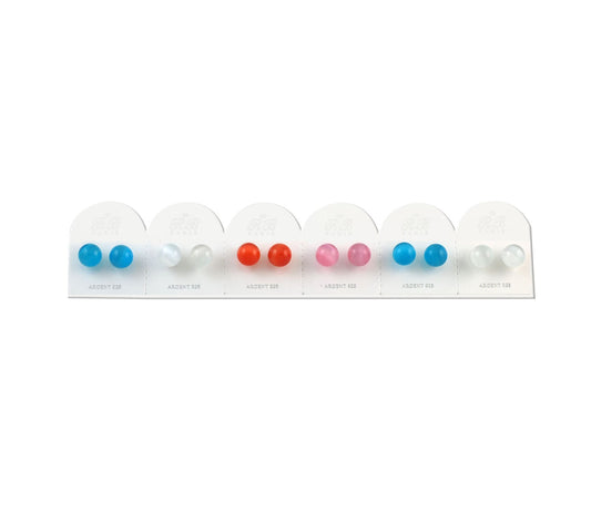 Boucles D'Oreilles Argent 925 / Vendu Par 6 Paires