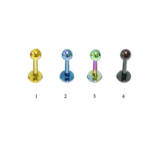 Piercing Labret Acier Chirurgical 316L