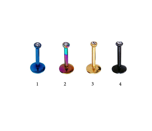 Piercing Labret Acier Chirurgical 316L