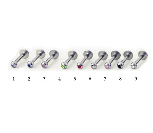 Piercing Labret Acier Chirurgical 316L