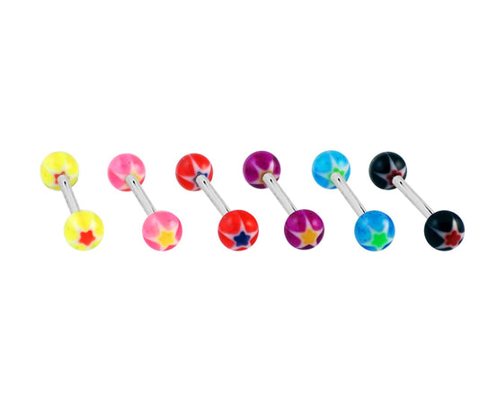 Piercing Langue Acier Chirurgical316L, Vendu Par 6