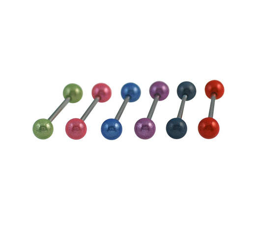 Piercing Langue Acier Chirurgical316L, Vendu Par 6