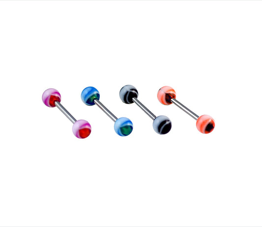 Piercing Langue Acier Chirurgical316L, Vendu Par 4