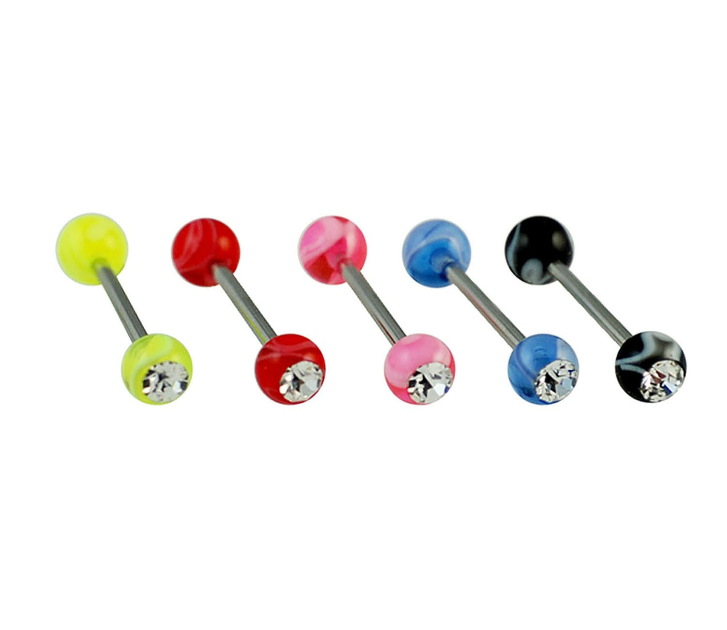 Piercing Langue Acier Chirurgical316L, Vendu Par 5