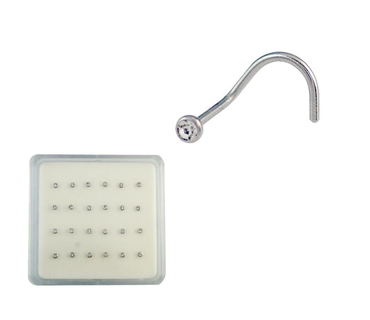 Piercing De Nez Acier Chirurgical 316L 24Pcs
