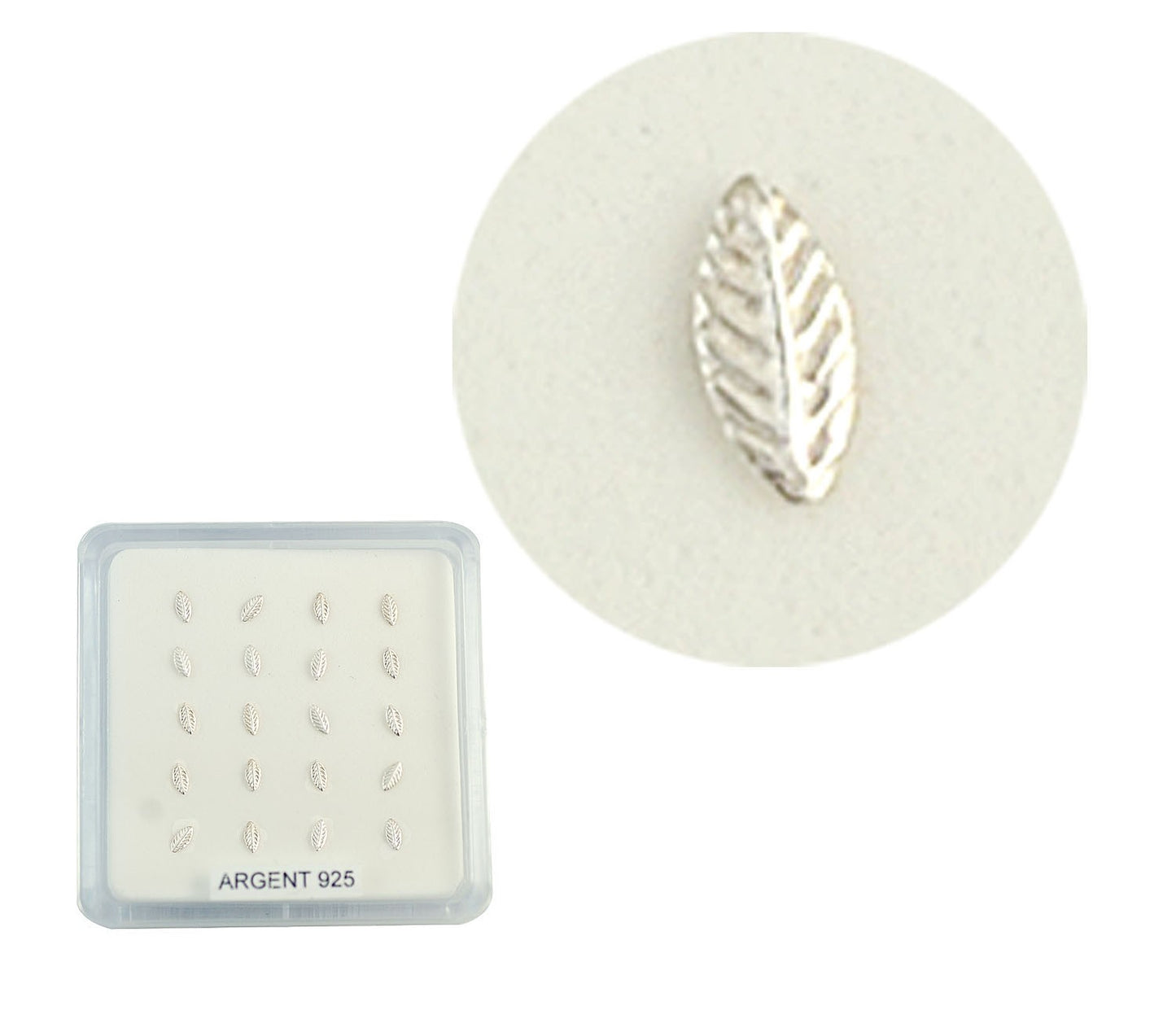 Piercing De Nez Argent 0,05G/1Pcs / 10Prs