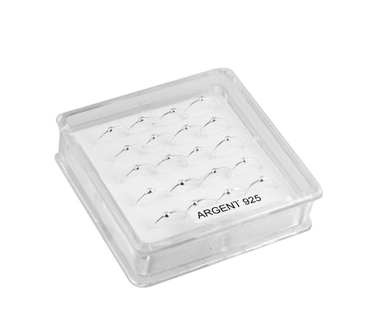 Piercing De Nez Argent 0,05G/1Pcs / 10Prs