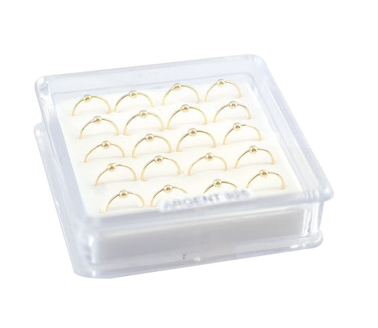 Piercing De Nez Argent 0,05G/1Pcs / 10Prs