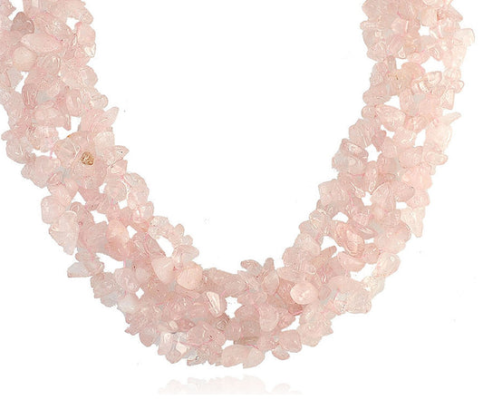Collier Rose Quartz