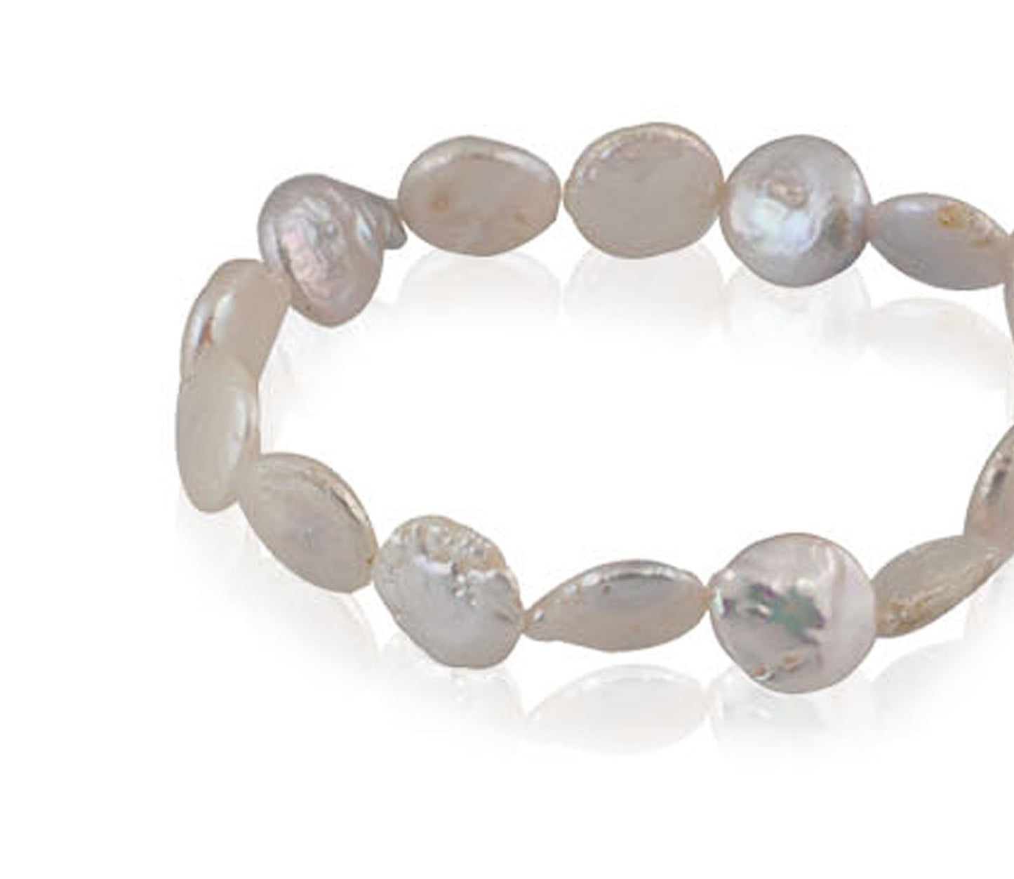 Braclet Perle D Eau Douce  Taille De Perle: 10Mm