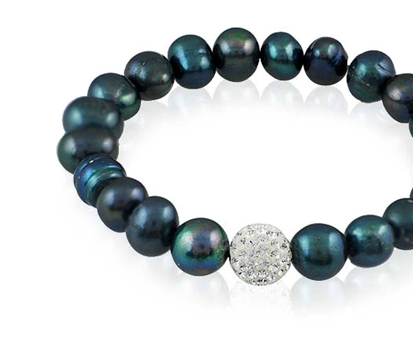 Braclet Perle D Eau Douce  Taille De Perle: 10-11M