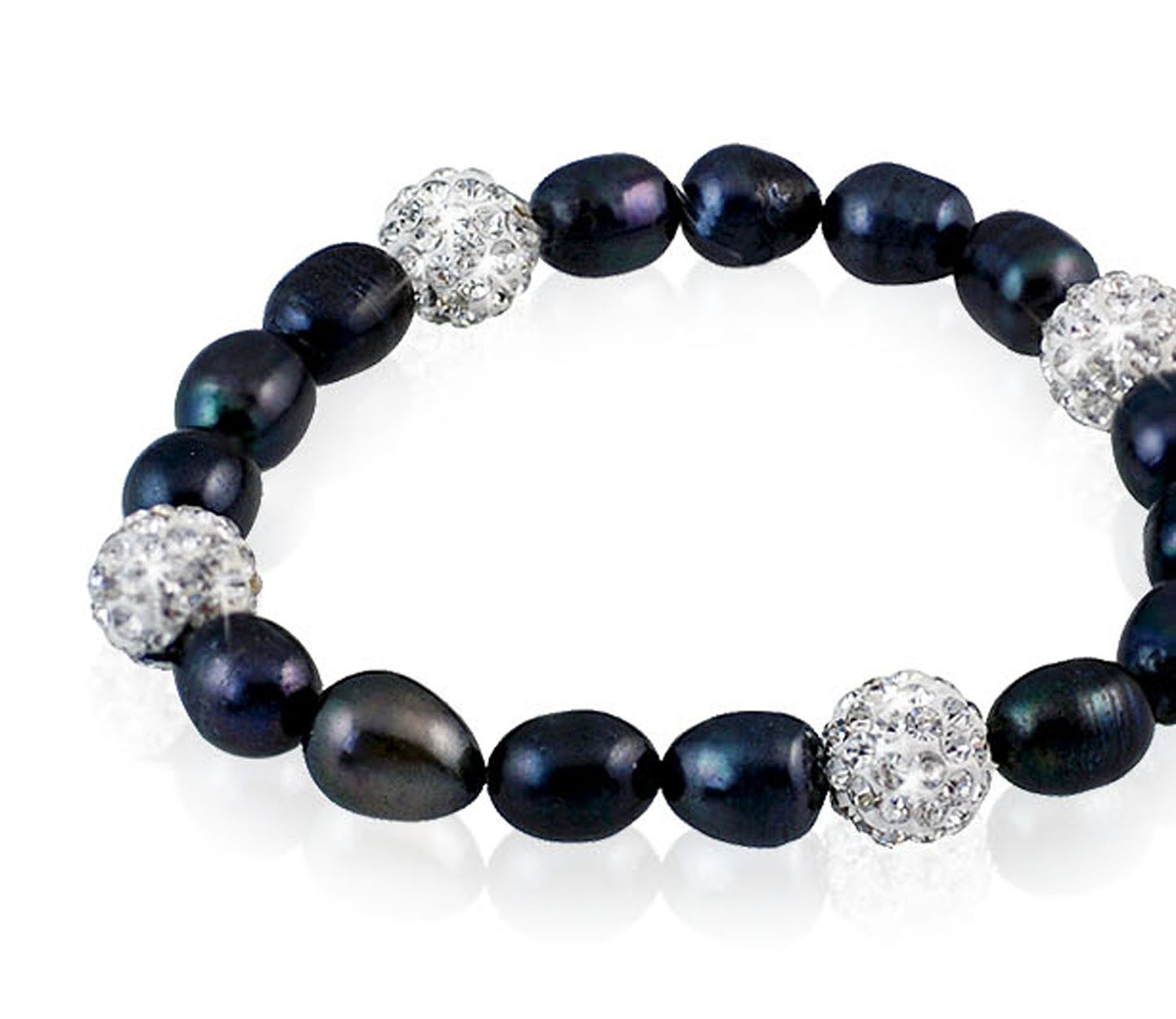 Braclet Perle D Eau Douce  Taille De Perle: 9-10Mm