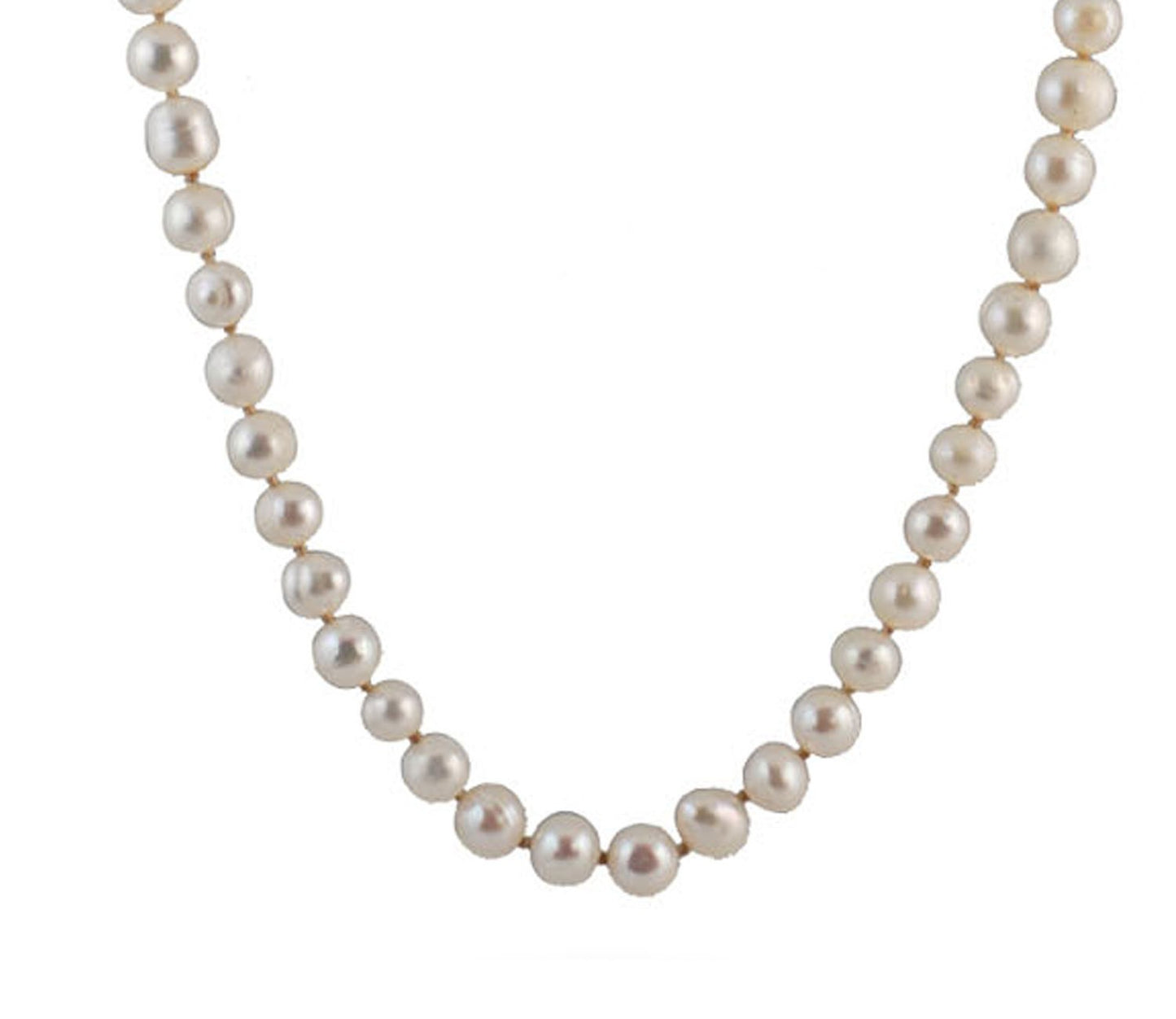 Collier Perle D Eau Douce 60Cm