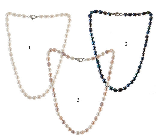 Collier Perle D Eau Douce 45Cm