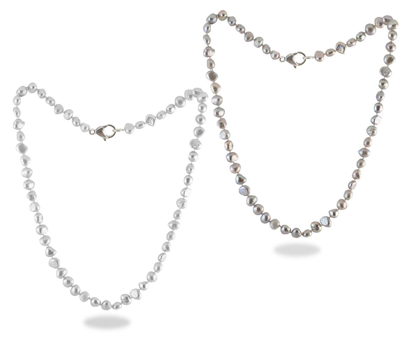 Collier Perle D Eau Douce 45Cm Taille De Perle:5-6