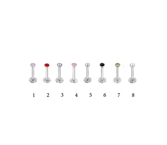 Piercing Labret Acier Chirurgical 316L
