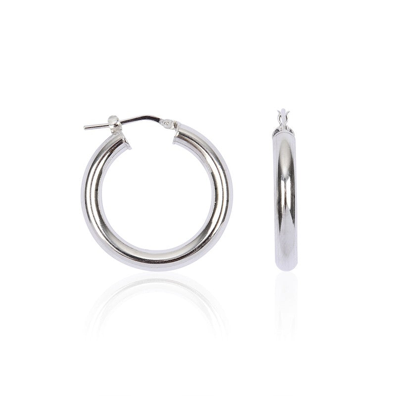 Bo Créole Argent 20Mm Épais