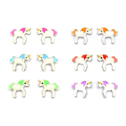 Boucles D'Oreilles Argent 925 Licorne