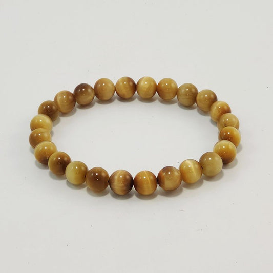 Bracelet Pierre Oeil De Tigre Dorée