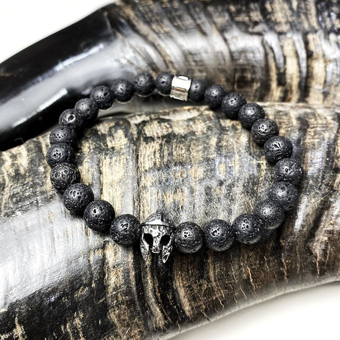Bracelet Homme Pierre Naturelle Et Acier
