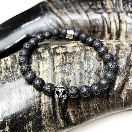Bracelet Homme Pierre Naturelle Et Acier
