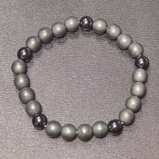 Bracelet Magnétique En Hématite En 8Mm