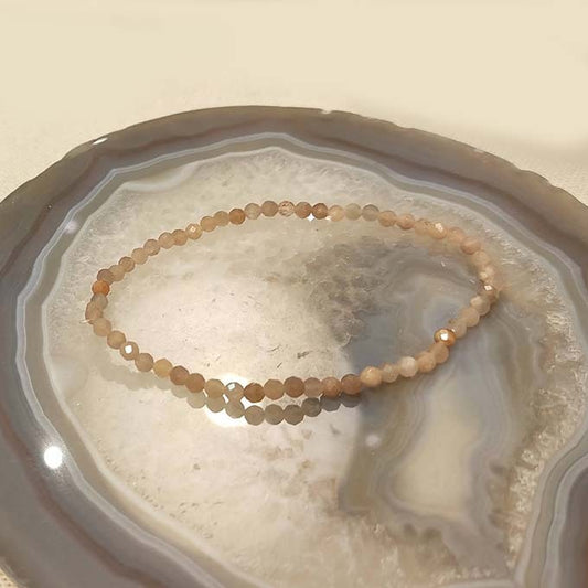 Bracelet Pierre De Soleil Facettée