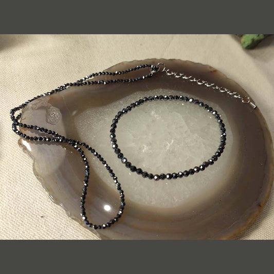 Collier Pierre Terahertz Avec Mousqueton En Acier