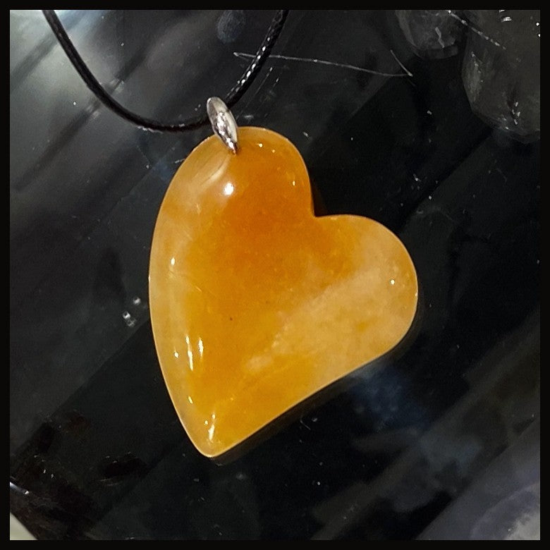 Collier Pendentif  Agate Sur Cordon Noir