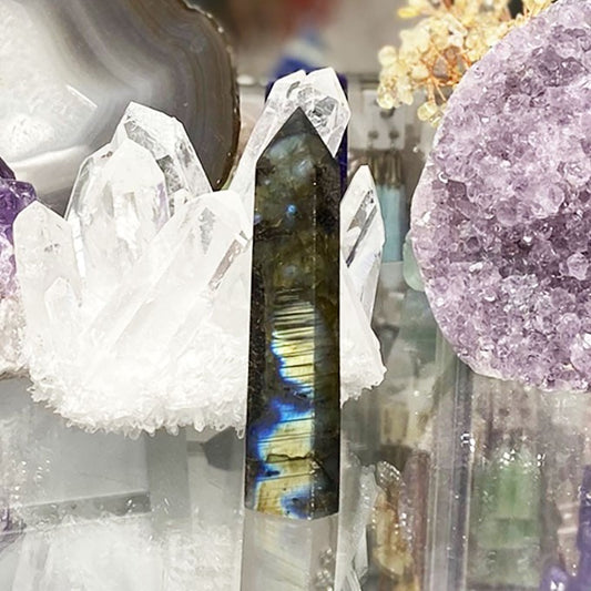 Pique Objet Décoratif En Labradorite