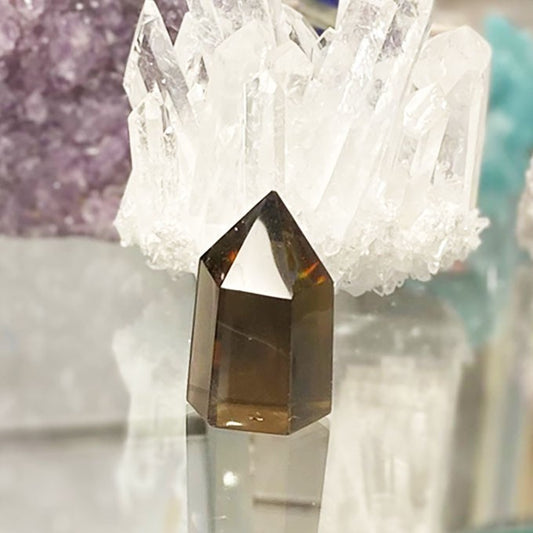 Pique Objet Décoratif En Quartz Fumée