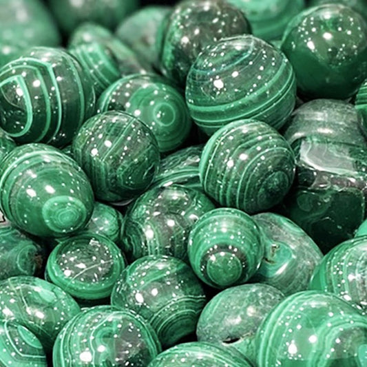 Galets En Malachite Pierre Naturelle