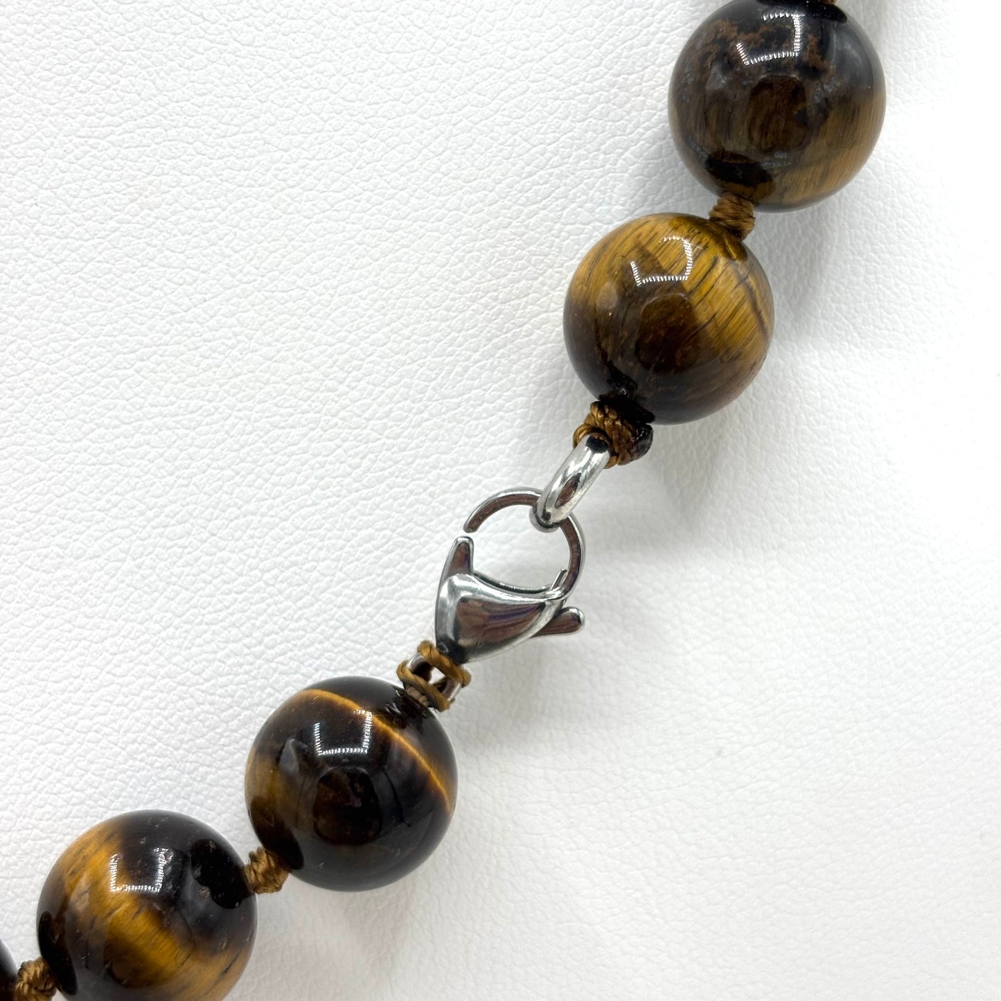 Collier Pierre Naturelle Œil De Tigre