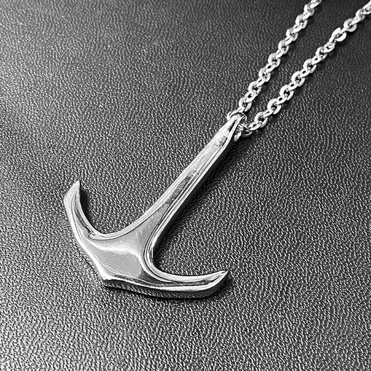 Pendentif Acier Inoxydable Ancre Marine