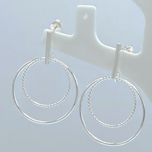 Boucles D'Oreilles Argent Massif 3.71G