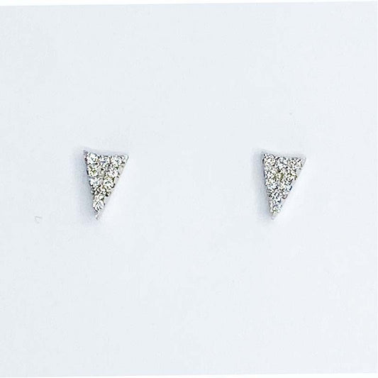 Boucles D'Oreilles Argent Rhodié Oxyde Zirconium 0.63G