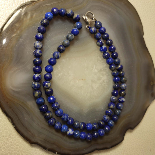 Collier Pierre Naturelle Lapis