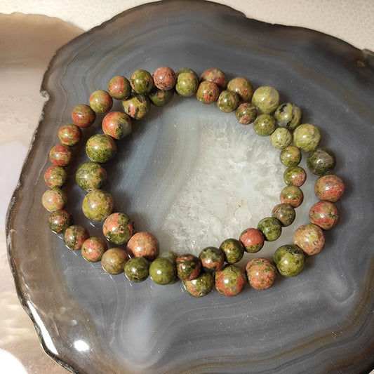 Bracelet Pierre Unakite