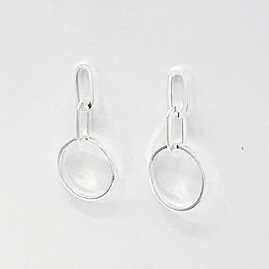 Boucles D'Oreilles Argent 925 Massif 4.19G