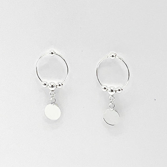 Boucles D'Oreilles Argent 925 Massif 2.02G