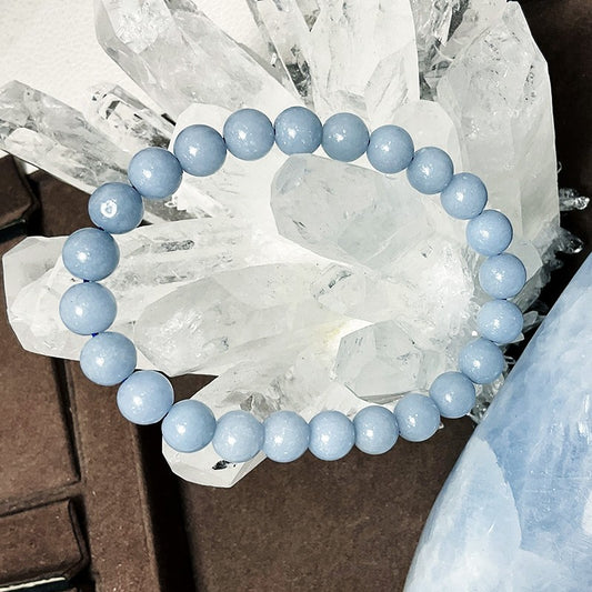 Bracelet Pierre Naturelle Angélique Bleu