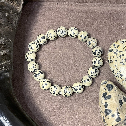 Bracelet Pierre Jaspe Dalmatien
