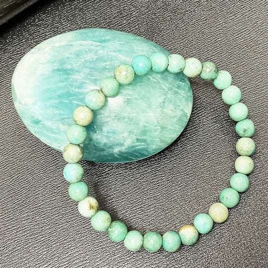 Bracelet Agate Couleur Turquoise