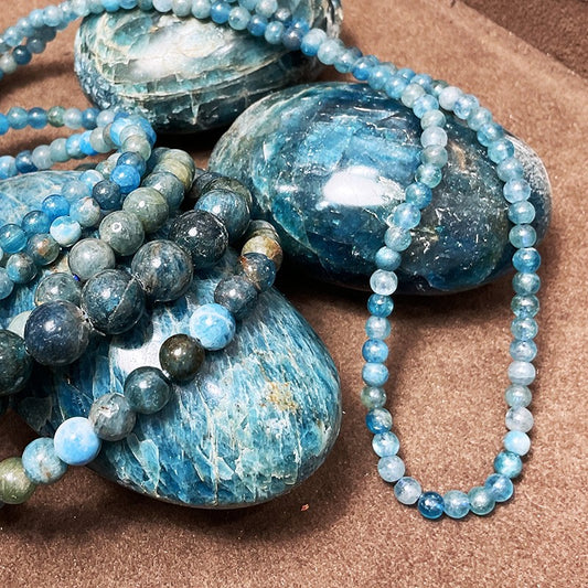 Collier Pierre Naturelle Apatite 4Mm