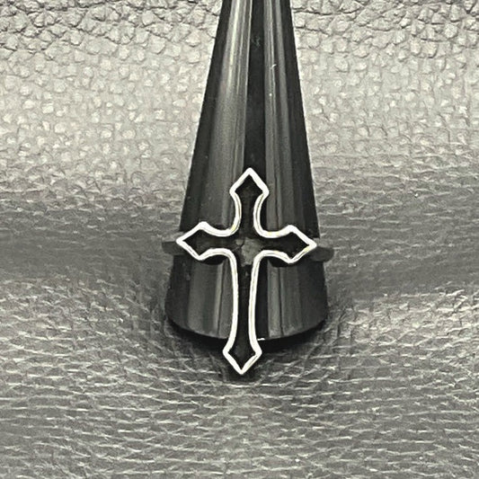 Bague En Acier Croix