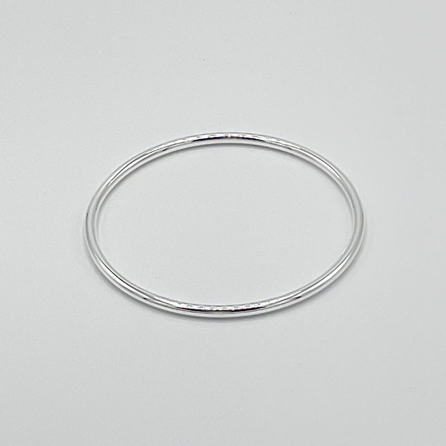Bracelet Argent Massif Jonc 3Mm Et 62Mm