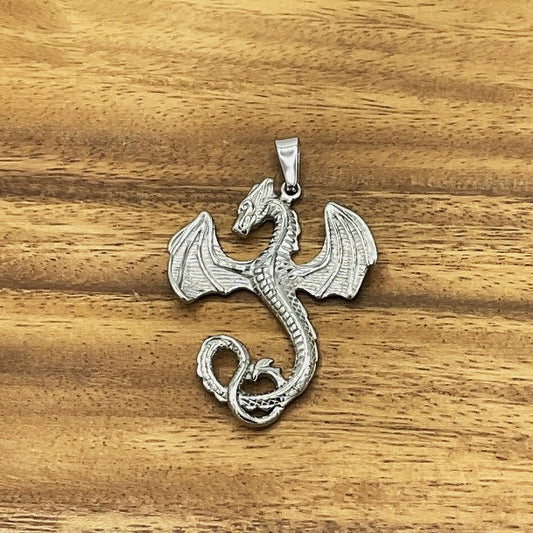 Pendentif Acier Inoxydable Dragon