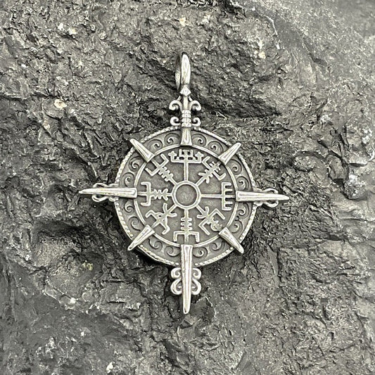Pendentif Acier Inoxydable Gothique