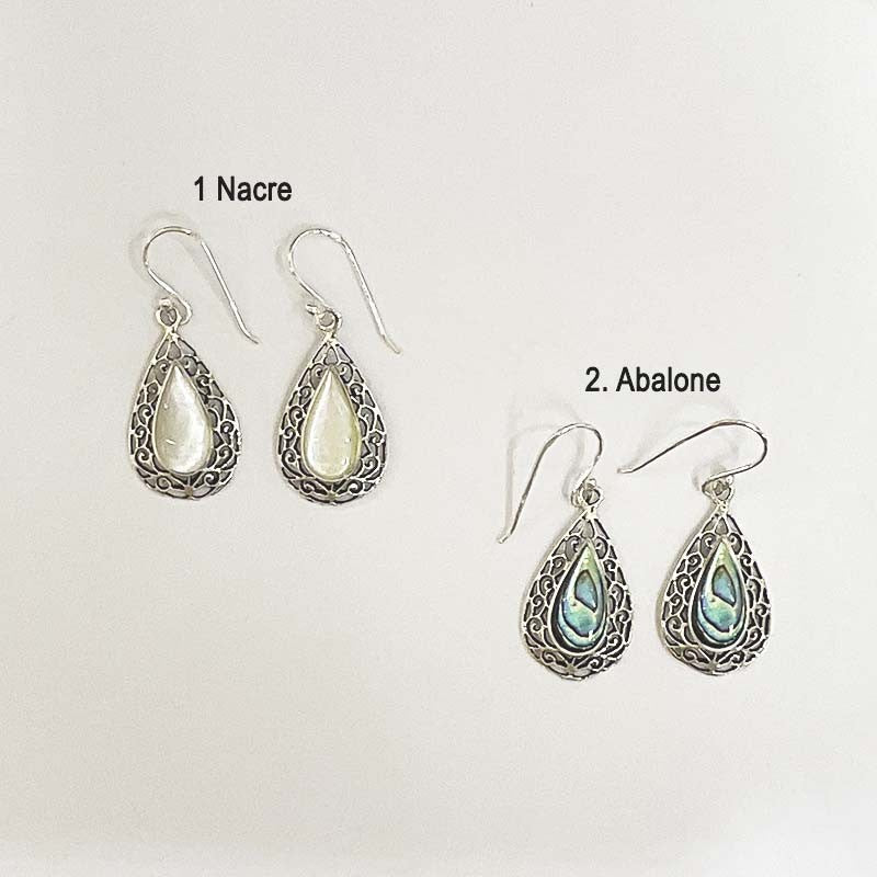 Boucles D'Oreilles Argent 925 Massif